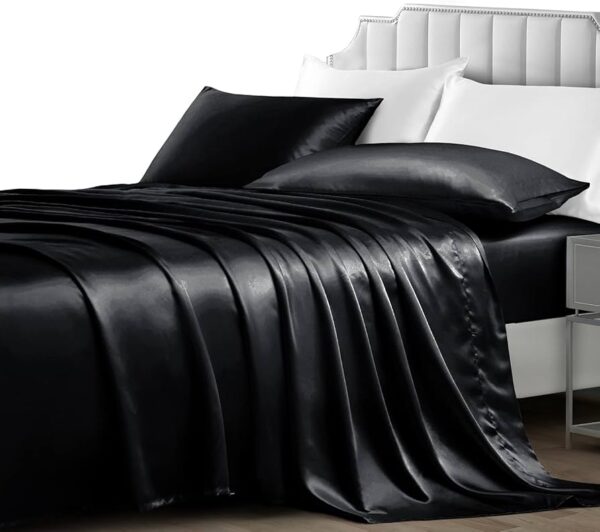Satin Sheet Set - Twin Snow