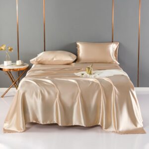 Satin Sheet Set - Twin Champagne