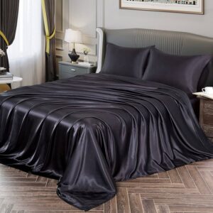 Satin Sheet Set - Queen Snow