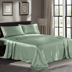 Satin Sheet Set - Queen Champagne