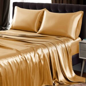 Satin Sheet Set - Queen Snow