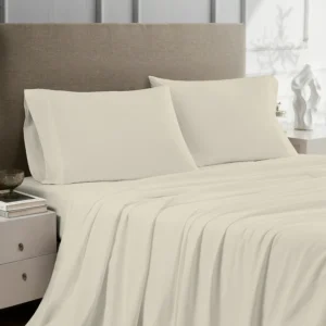 Percale Sheet Set - Full Ivory