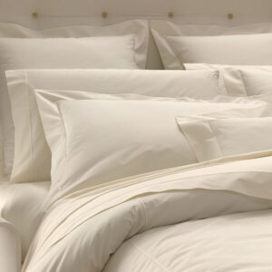 Luxury Percale Bedding Set - California King Italian White