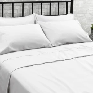 Percale Sheet Set - Twin White